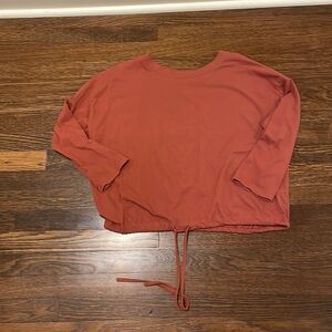 Cotton on tie bottom orange top